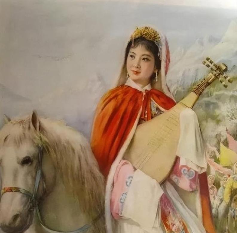 王昭君23岁时，丈夫刚去世，继子就冲进帐篷一把搂住她！王昭君瑟瑟发抖，给了他一巴