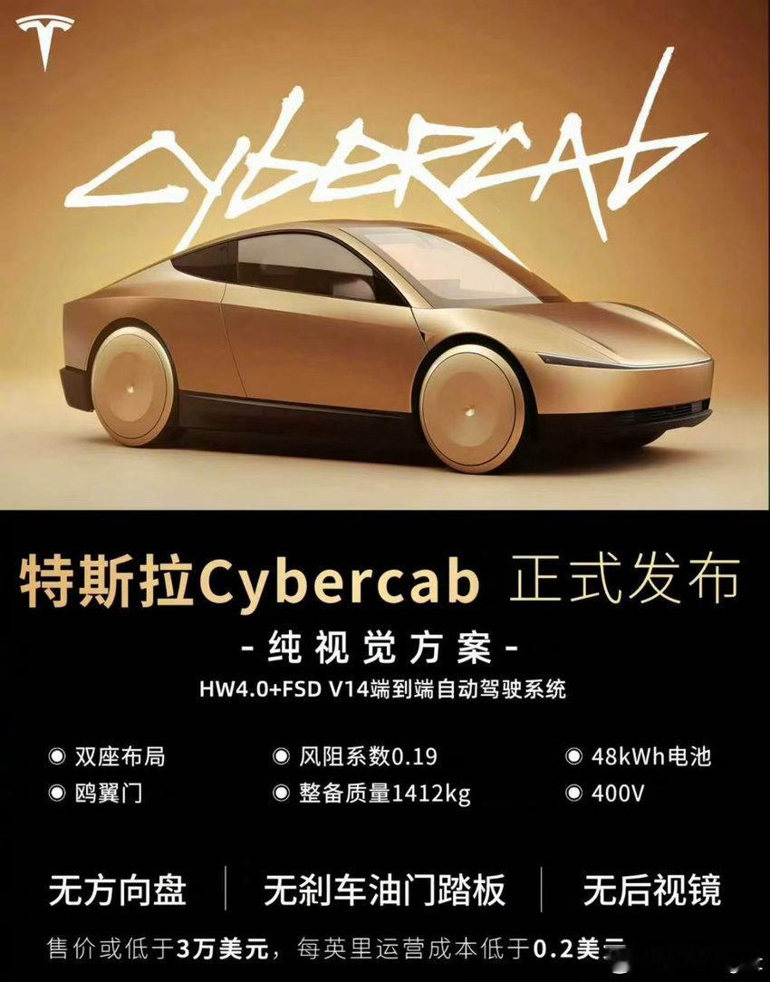 这车看着挺抽象的，而且作为一个营运的无人驾驶电动车，居然只给了一块48kWh的电