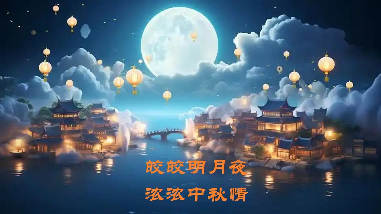 小时候过中秋，盼望的是月饼；长大后过中秋，盼望的是团圆。月饼依旧，思