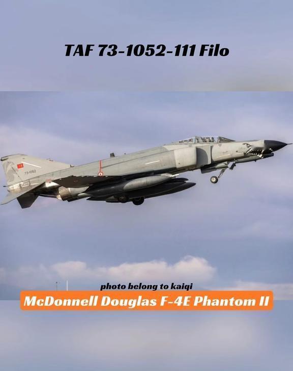 名机欣赏(10)｜土耳其空军F-4E鬼怪II战斗机记录吧就现在航空摄影航空