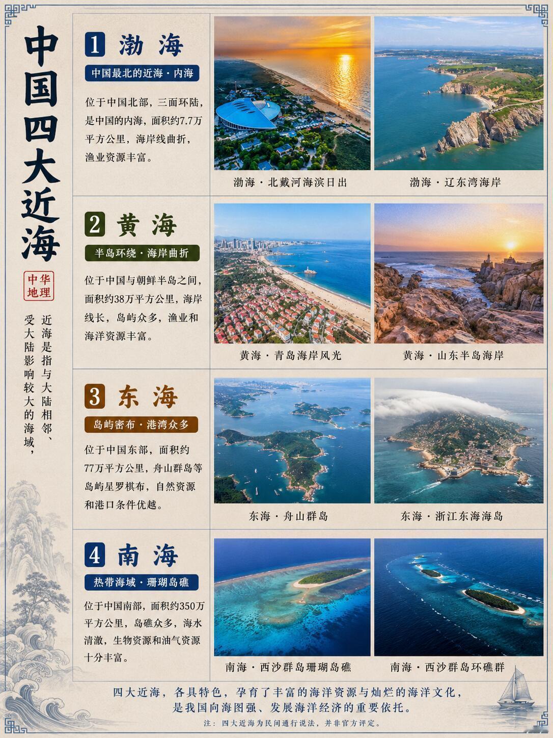 中国人常说的“四大”，你知道几个？从山川湖海到楼阁关隘，从地理地貌到文化名胜