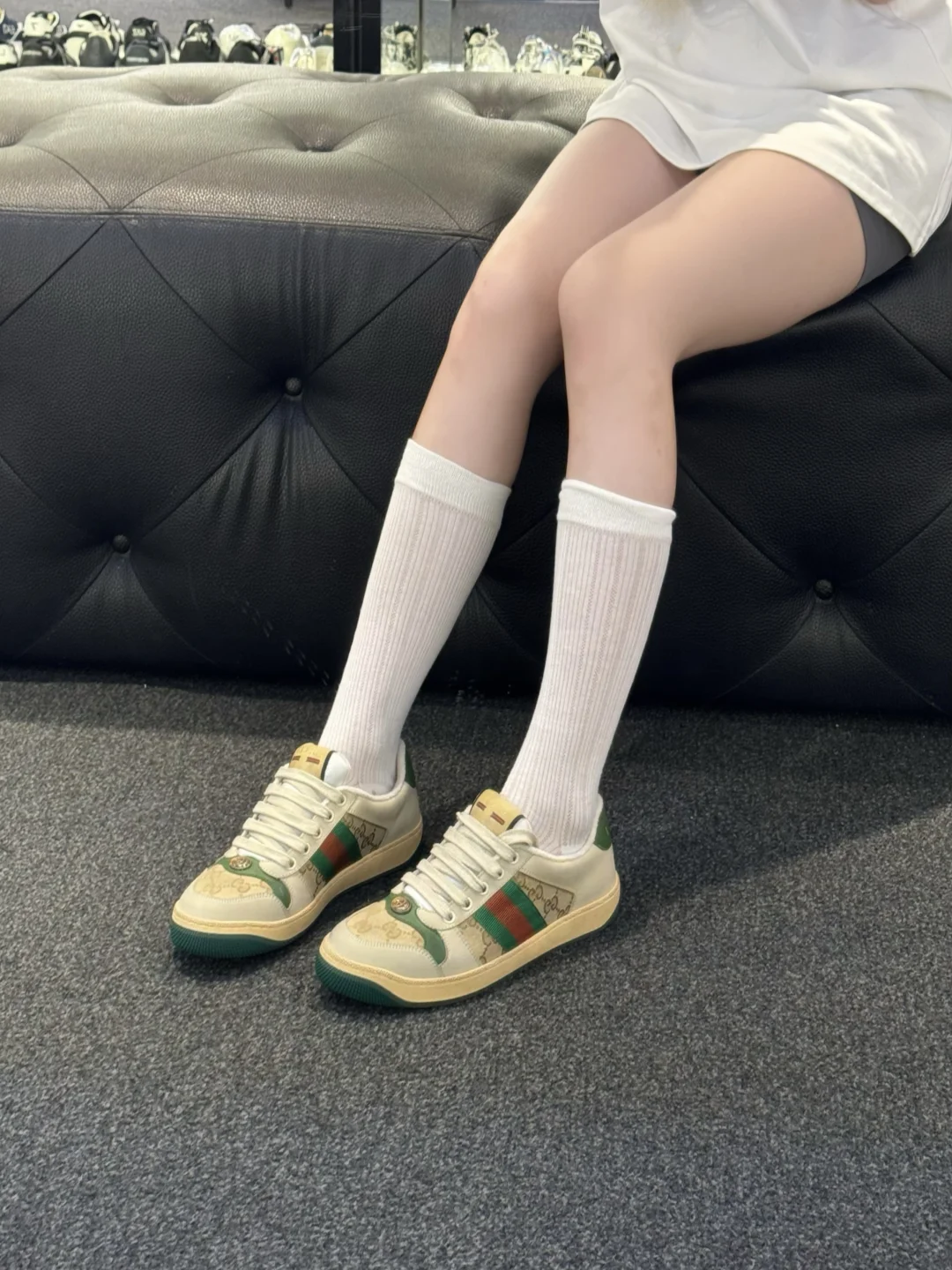 还是太低估了Gucci脏脏鞋🫪上脚才发现真的…