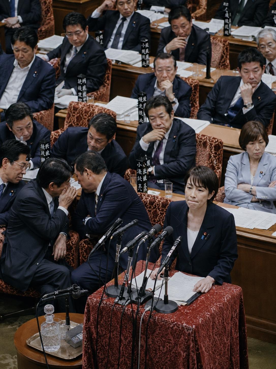 高市早苗内阁支持率暴跌．．．早上啃包子刷手机，差点没被这数字呛着——高市早苗内阁
