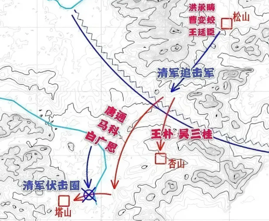 松锦大战，为什么洪承畴会一败涂地？因为这场仗压根就不该打，从萨尔浒开始，明军