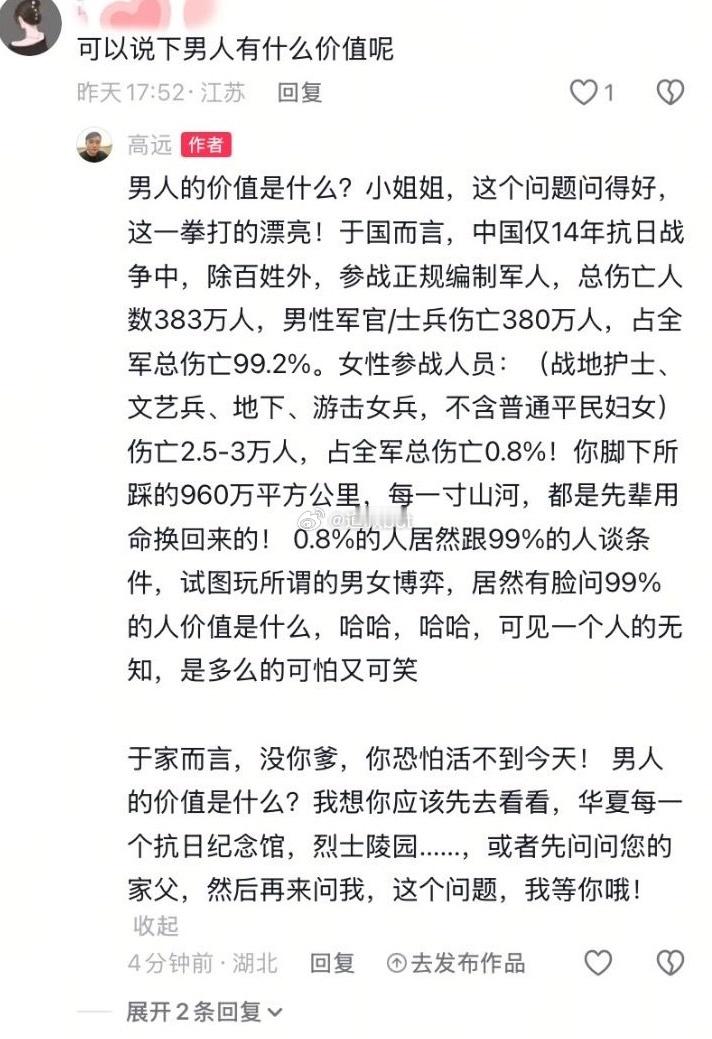 男人有什么价值？