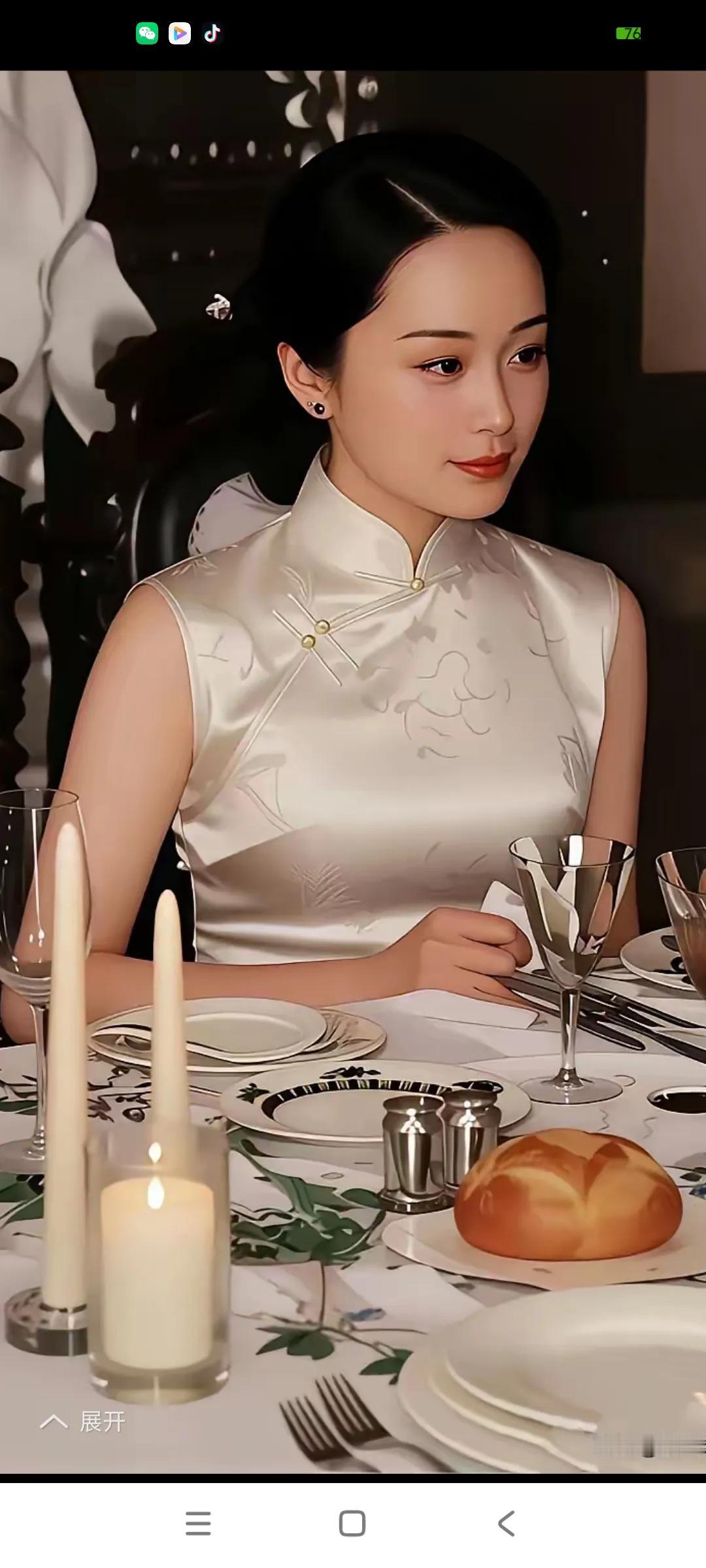 上个世纪三十年代美女张小姐，纯天然美女，气质又好，嫁给了宋子文，当时中国落后啊，