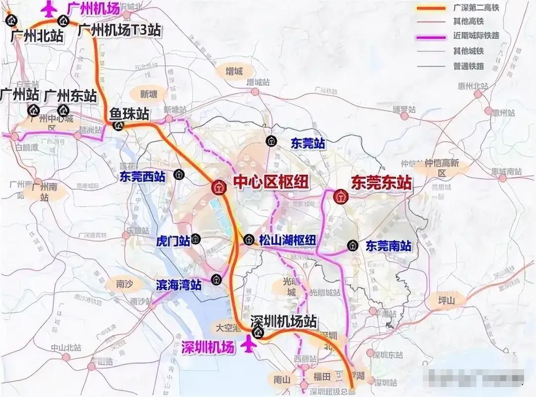 广深第二高铁东莞站点为什么选择蛤地?这是区位、交通、城市战略、工程条件综合最优