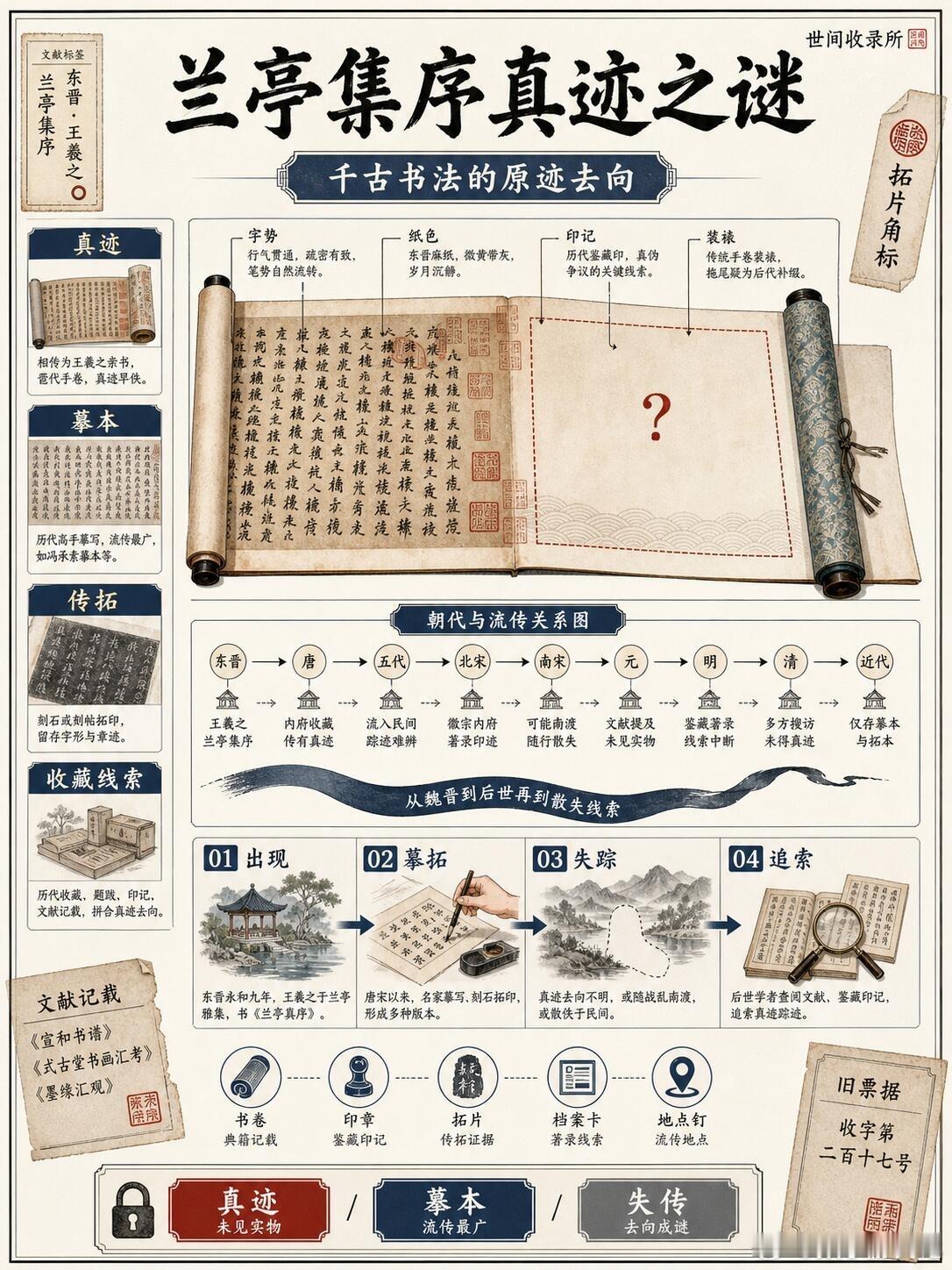八件失踪国宝之谜有些宝物不在博物馆里，却一直活在历史中。传国玉玺像一枚没有落下的
