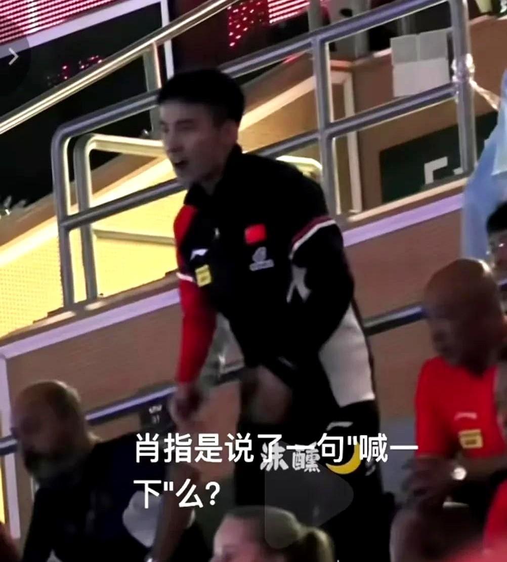 都知道“坚定”二字的含金量多哈世乒赛决赛，赛点的时候，10:7时，牛牛站起来大
