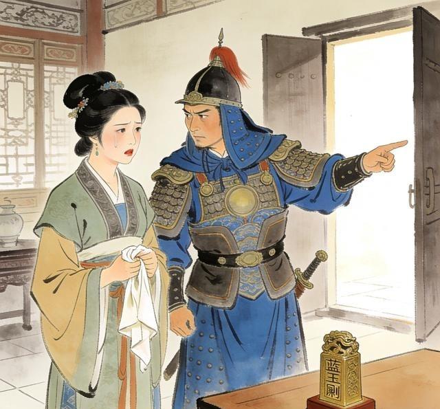 蓝玉刚交出兵符，转头就对老婆低声交代：“我在城外藏了三千死士，你马上去传令，暗号