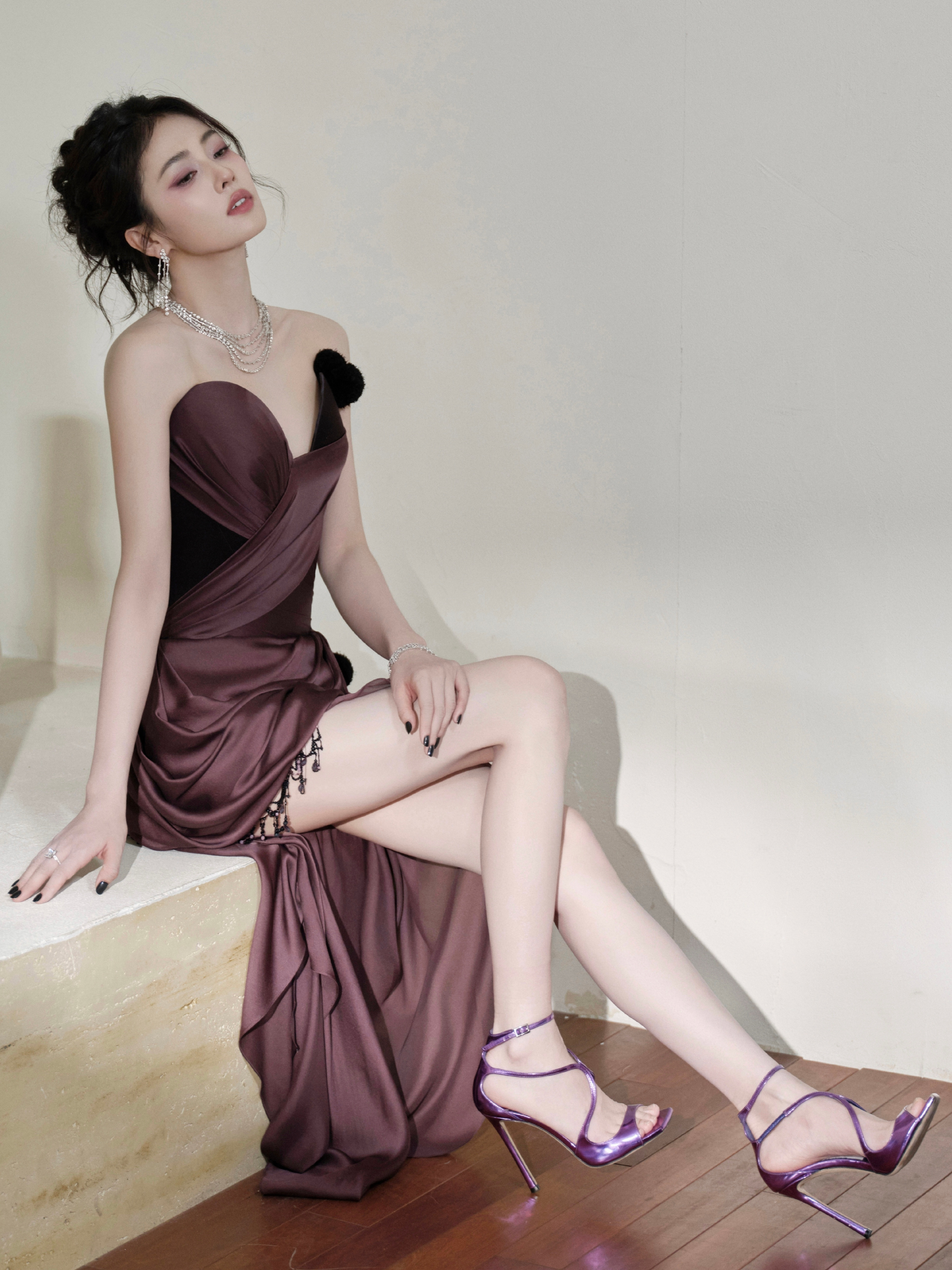 白鹿说自己太瘦了白鹿好美牛奶皮肤白梦妍​​​