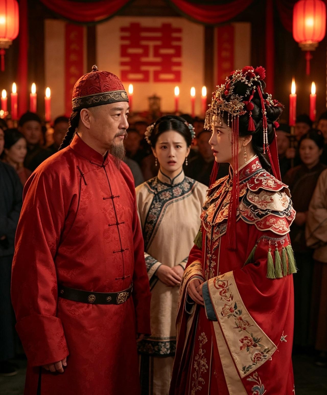 40岁李鸿章大婚，拜堂之时一眼看中陪嫁丫鬟，新娘当场愣住晚清风云动荡，40岁