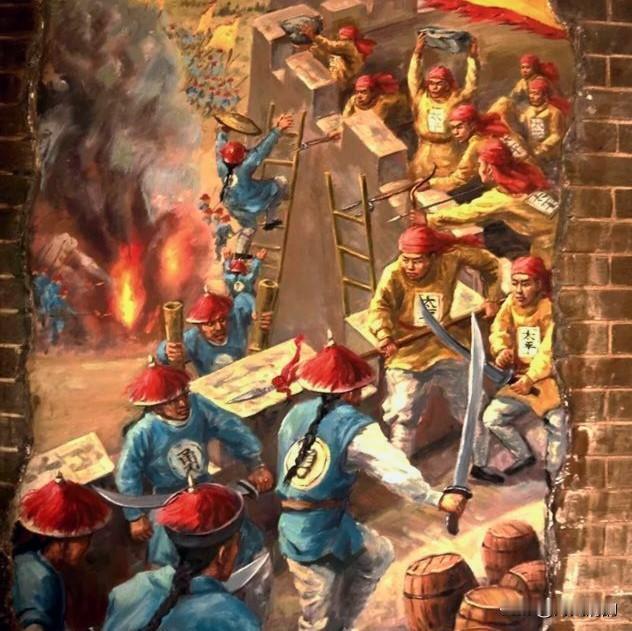 1860年5月上旬，太平军5大主力兵团联合作战，一举攻破江南大营，迫使清军撤出南