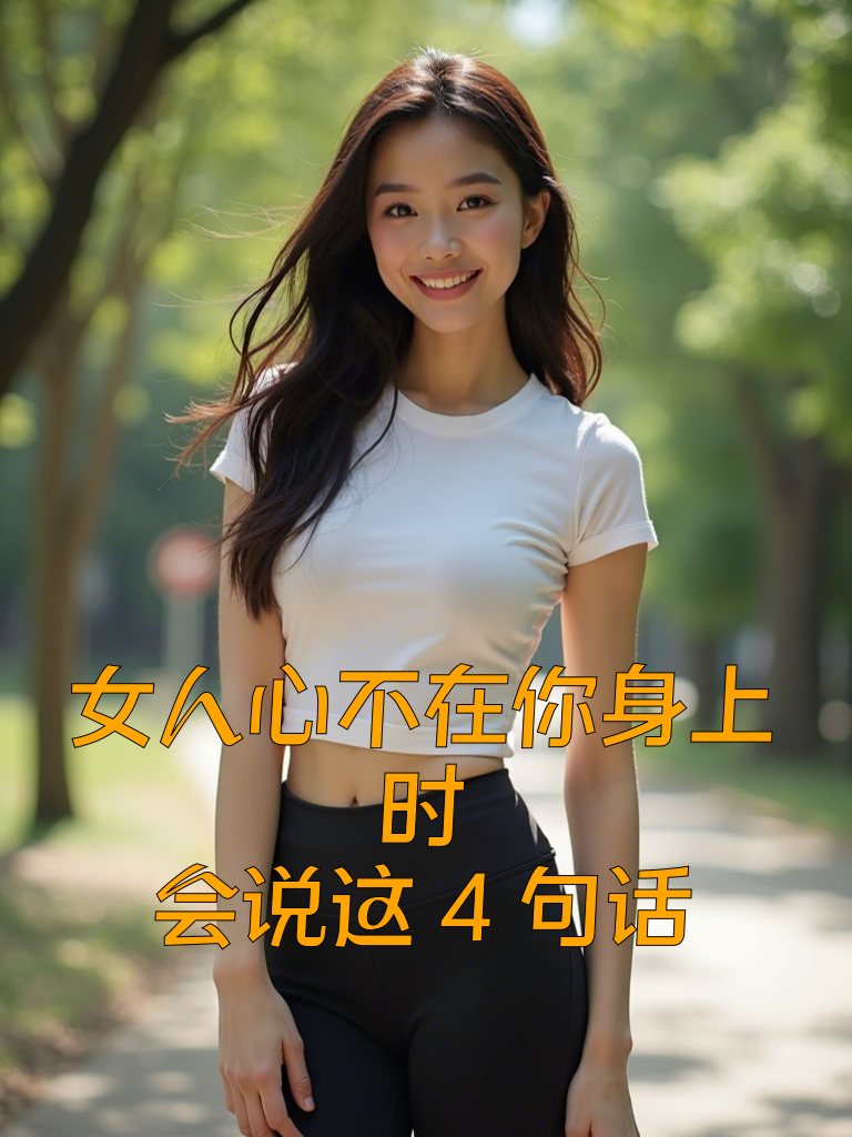 女人心不在你身上时，会说这4句话