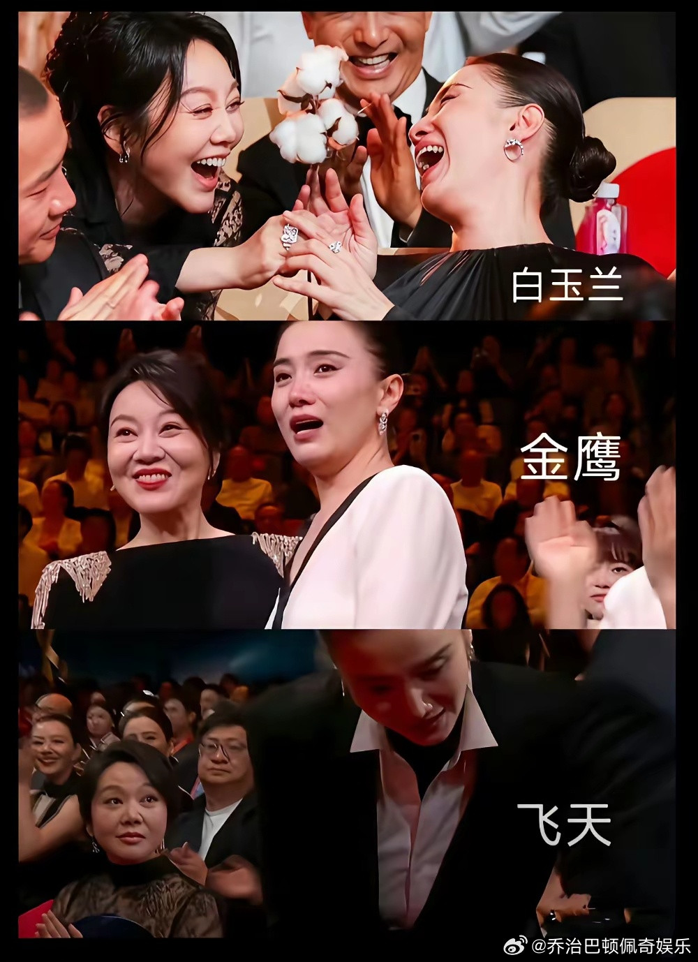闫妮这反应，完全代表了观众对宋佳拿奖的态度。​第一个白玉兰奖，是由衷为她感到高兴