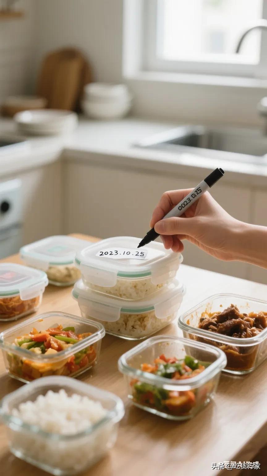 健康储存剩菜技巧——按“食材类型+储存时长”分类管理，减少亚硝酸盐&营养流失