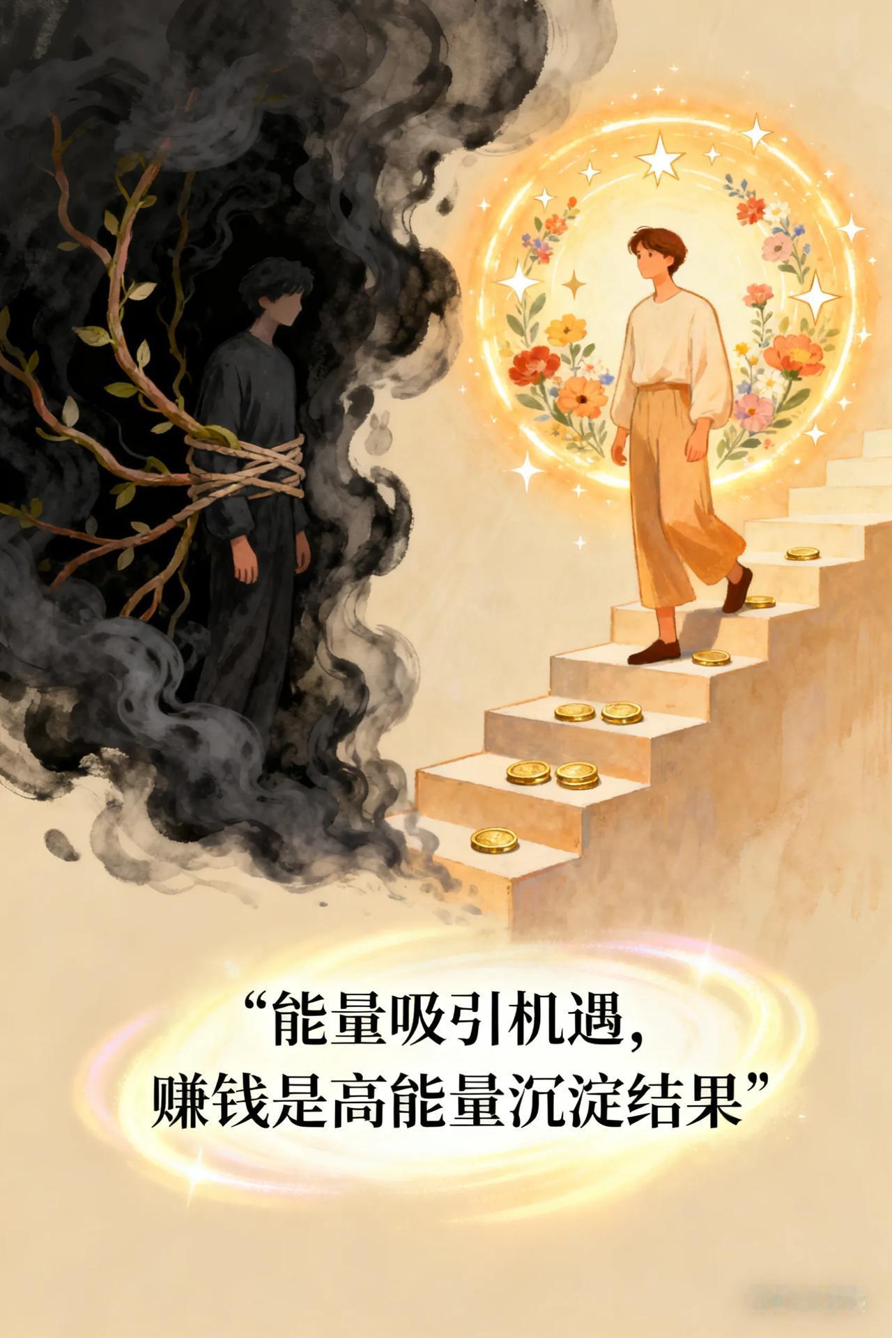 稻盛和夫说：赚不到钱，不是因为你懒，而是因为你的能量太低。高能量的人有这三个特