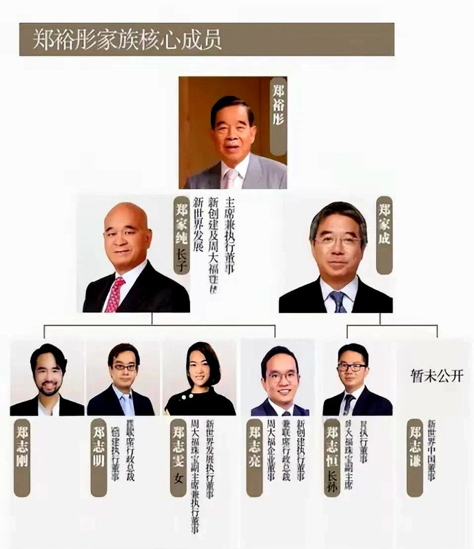 郑志刚快把新世界千亿家底败光了。李超人两个儿子更不省心。富三代接手商业帝
