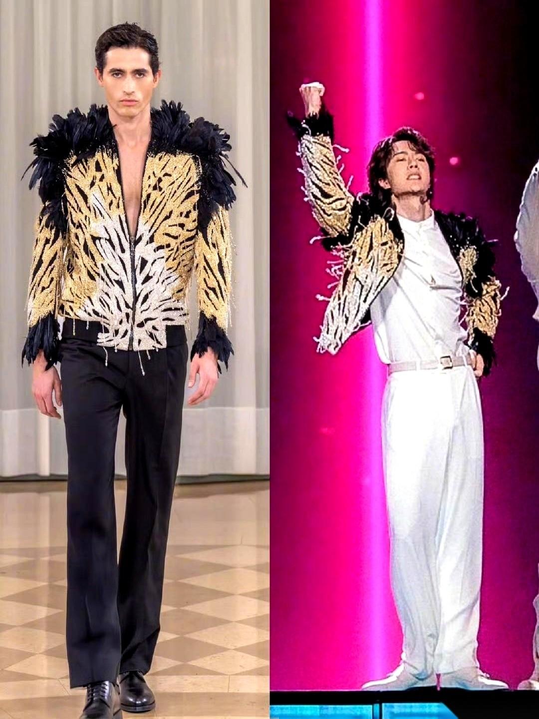 央视马年春晚的后台，一件衣服先炸了。王一博的造型图刚透出来一张，所有人的眼睛都