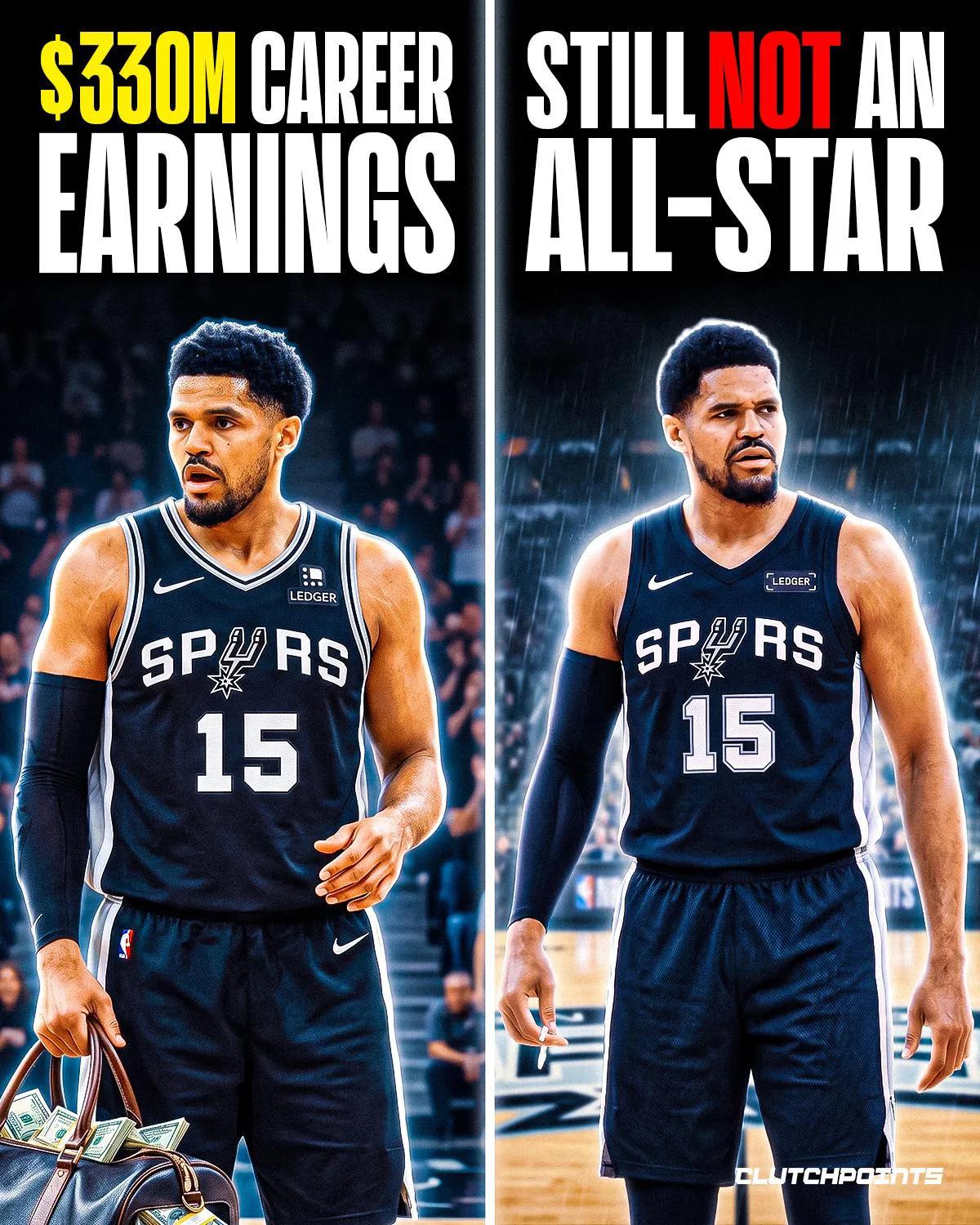托哈绝对是NBA中的赢家！和马刺签下新合同后，NBA生涯总薪资突破3.3亿美元。