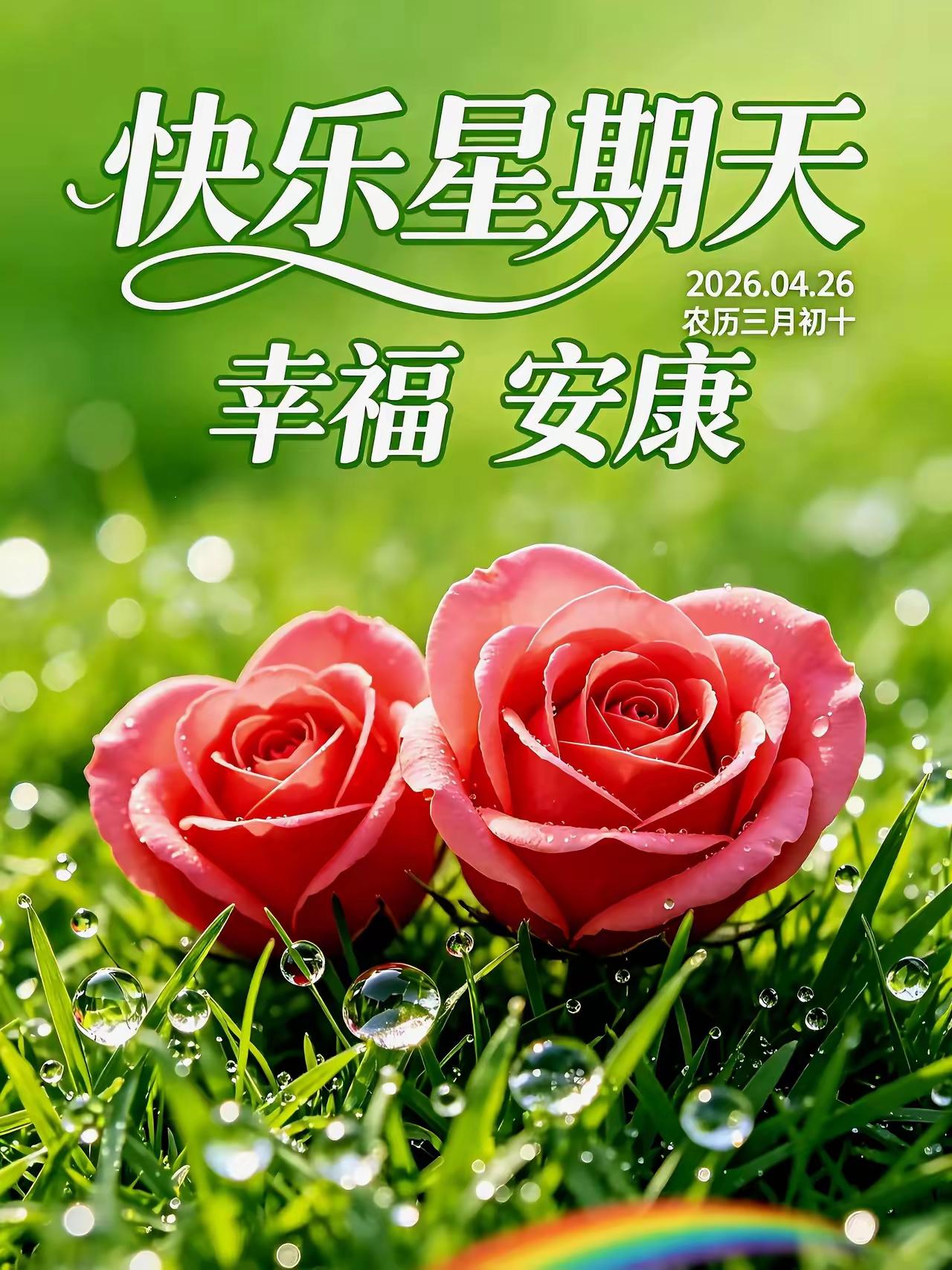 三月初十[玫瑰]早上好[大笑]愿我们：平安喜乐、幸福安康、诸