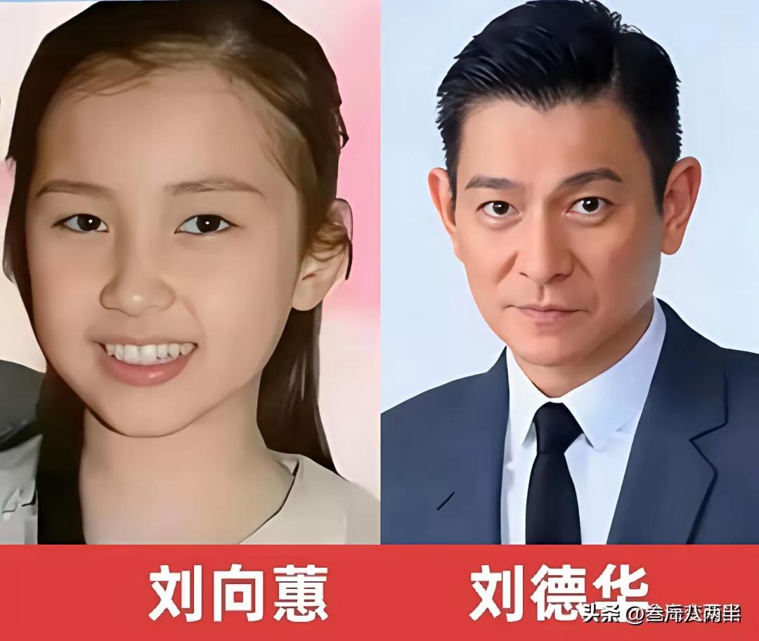 四大天王这基因，居然都生了女儿，看来这四个老爸都是女儿奴啊。而且四个都是非常漂亮