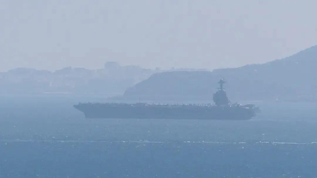 想不到美军也成为大号版的印度2月23日，气势汹汹赶赴中东的美国“福特”