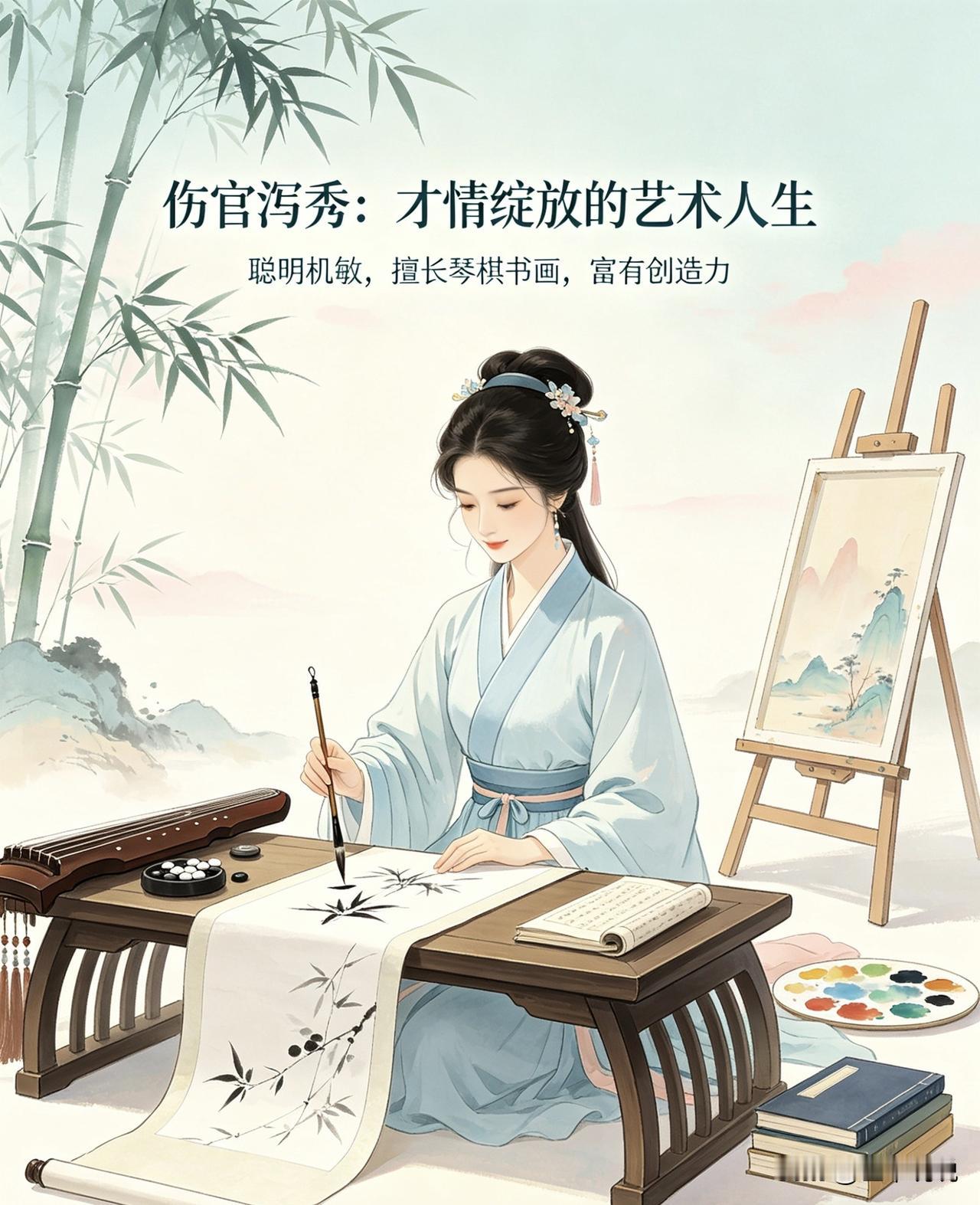 国学科普｜伤官泻秀：自带艺术天赋的传统格局📌郑重声明本文