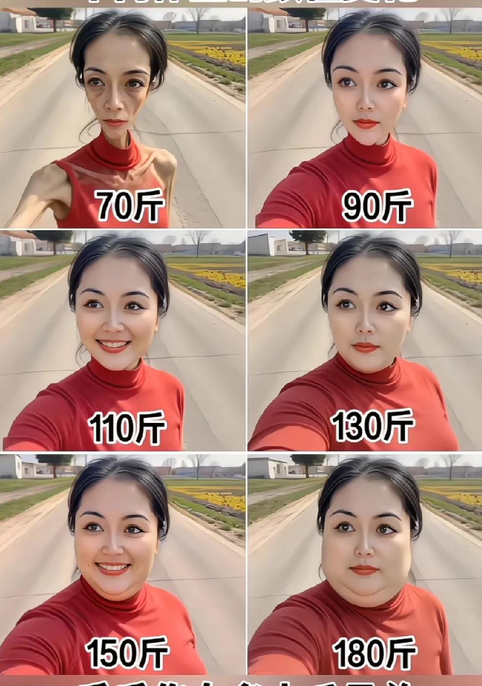 发现没有，一个女人到你面前一站，你肯定先看她身材好还是不好，是瘦还是胖？