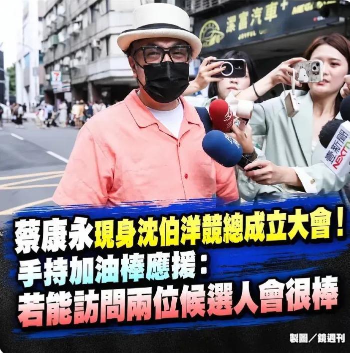 邱毅教授点名蔡康永：沈伯洋是大陆官方列名的顽固台独分子，你不知道吗？说白