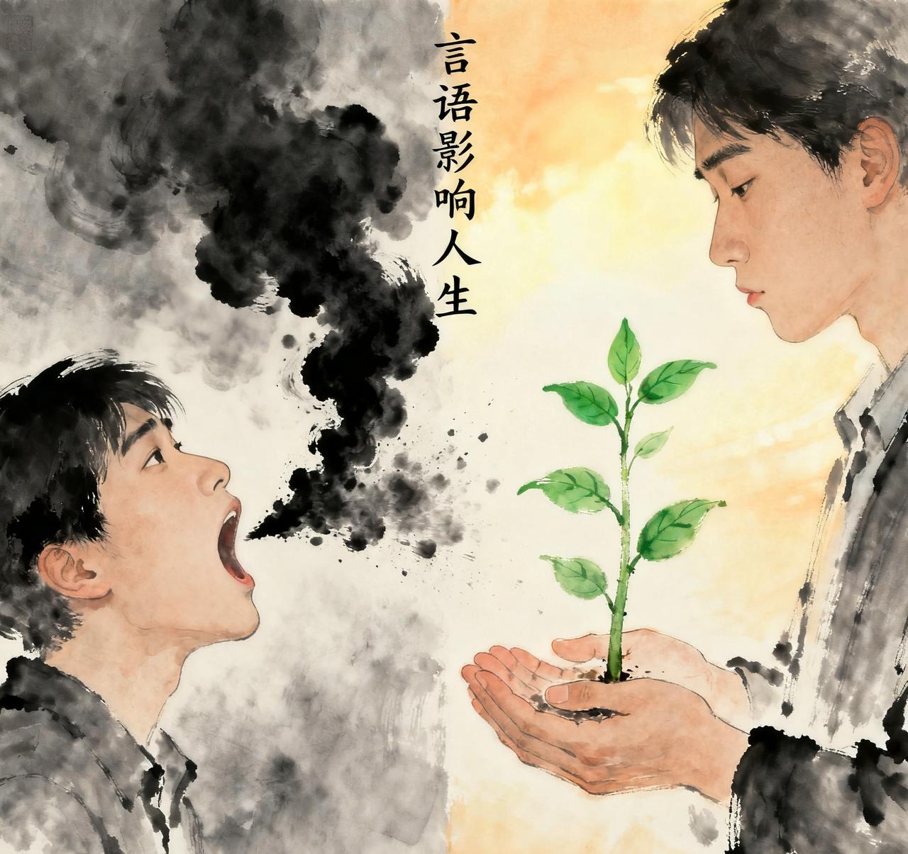 别忽略了～你的嘴，是命运的“晴雨表”，更是人生的“方向盘”。总向人倒苦水、把