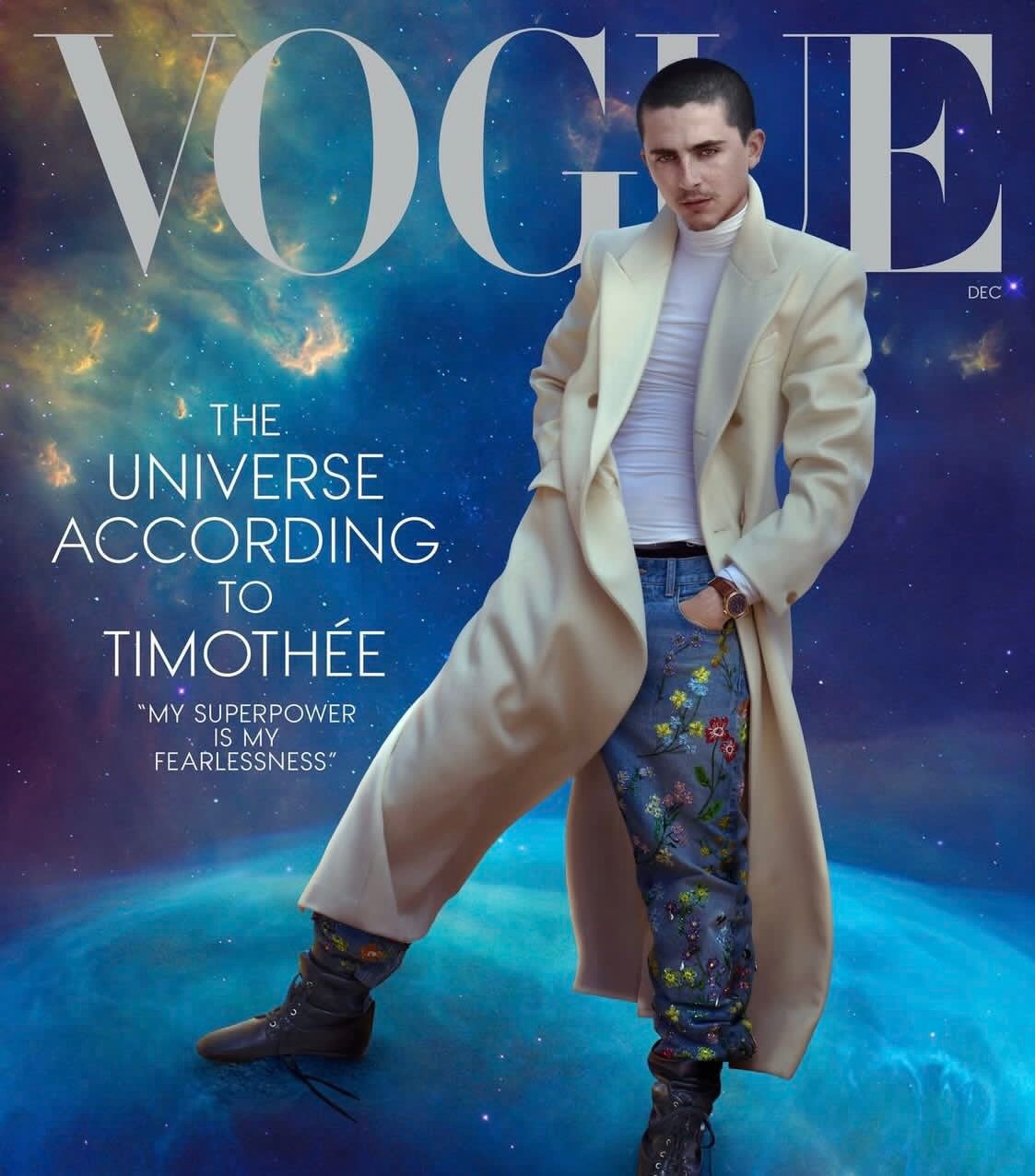 TimothéeChalamet登上美版Vogue丑到可以原谅刘冲的程度​​