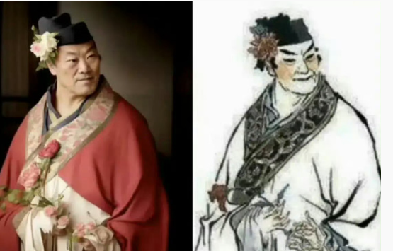 网友根据水浒传插图，复原西门庆样子。真的不是帅哥，就是一个大汉！话说如果真这样