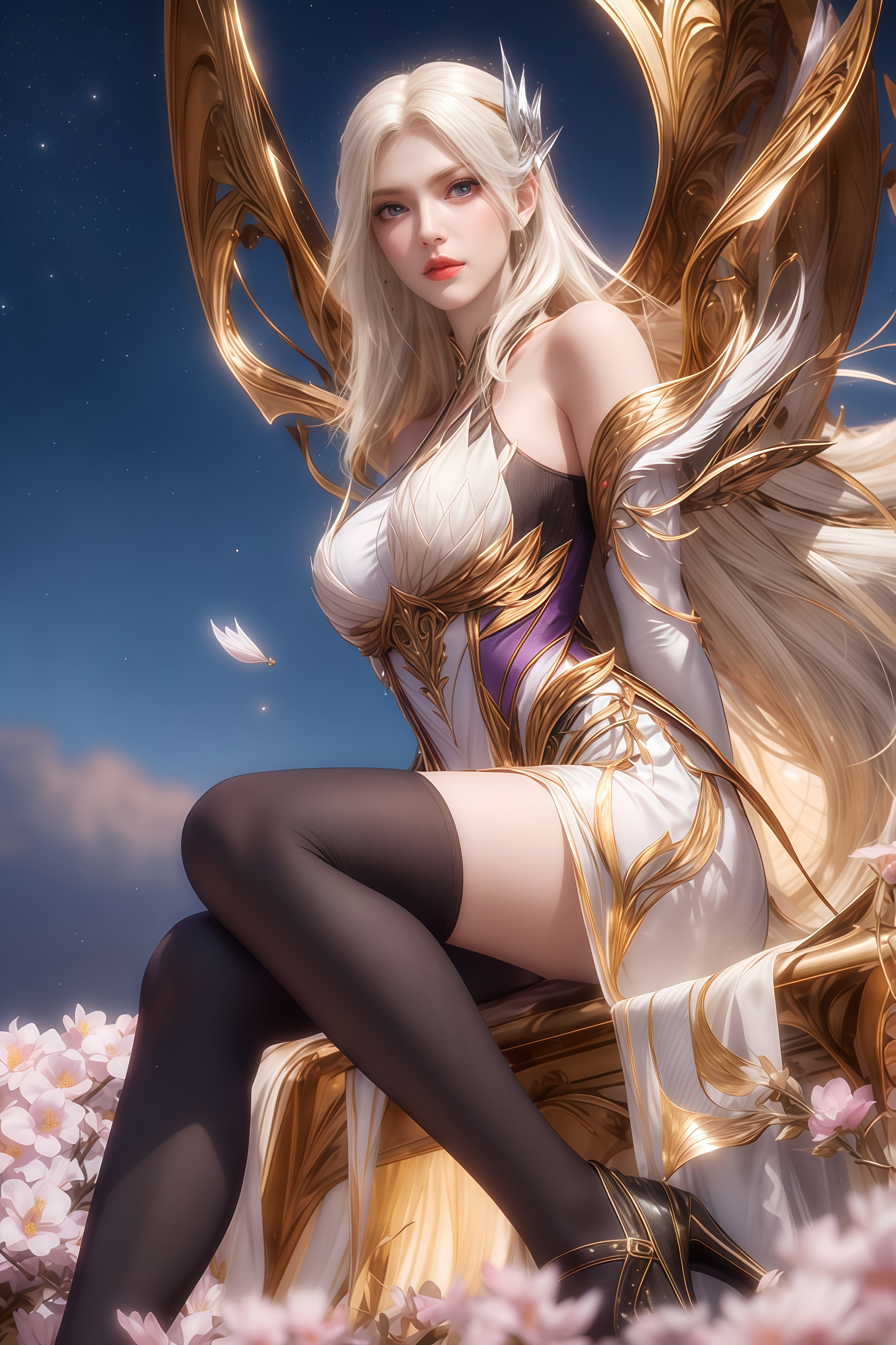 国漫女神｜斗罗大陆千仞雪【精美壁纸】扶摇同风，千秋载雪！