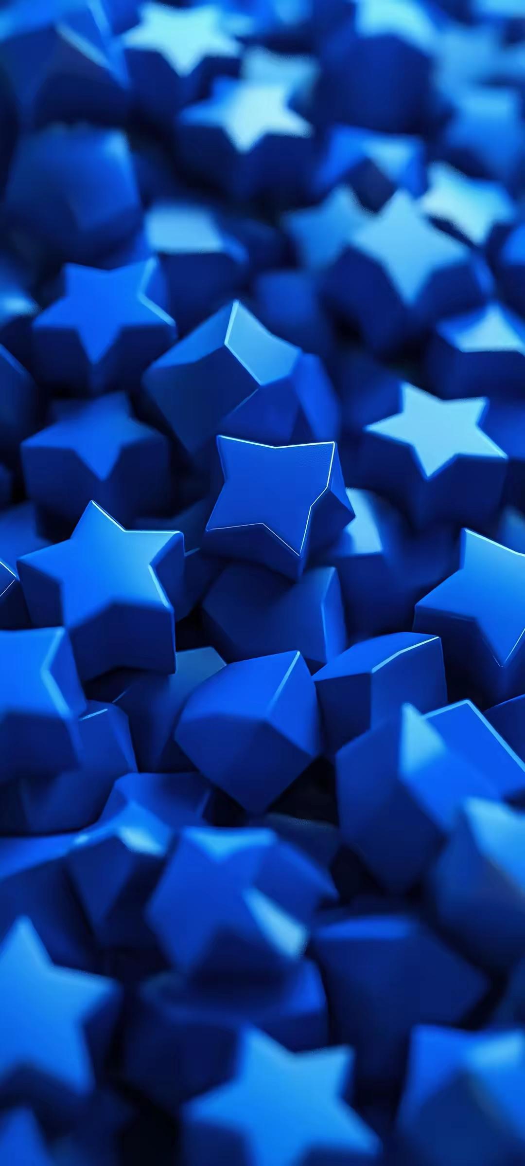 手机壁纸～光影流转间，每一抹蓝都在肆意舒展，是沉静与热烈的碰撞，是高级与温柔的共