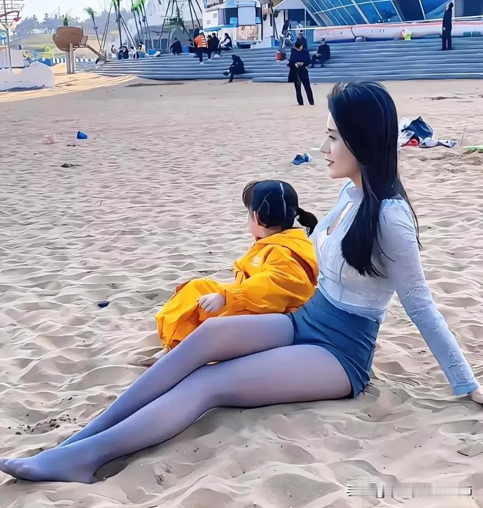 惬意的海边沙滩！