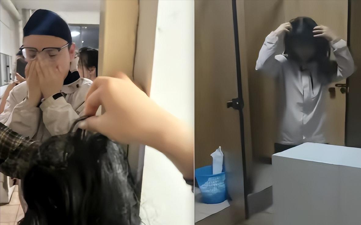 河北保定，深夜11点左右，某高校的女生宿舍传出叫声，一个头戴假发的男子，混入女生