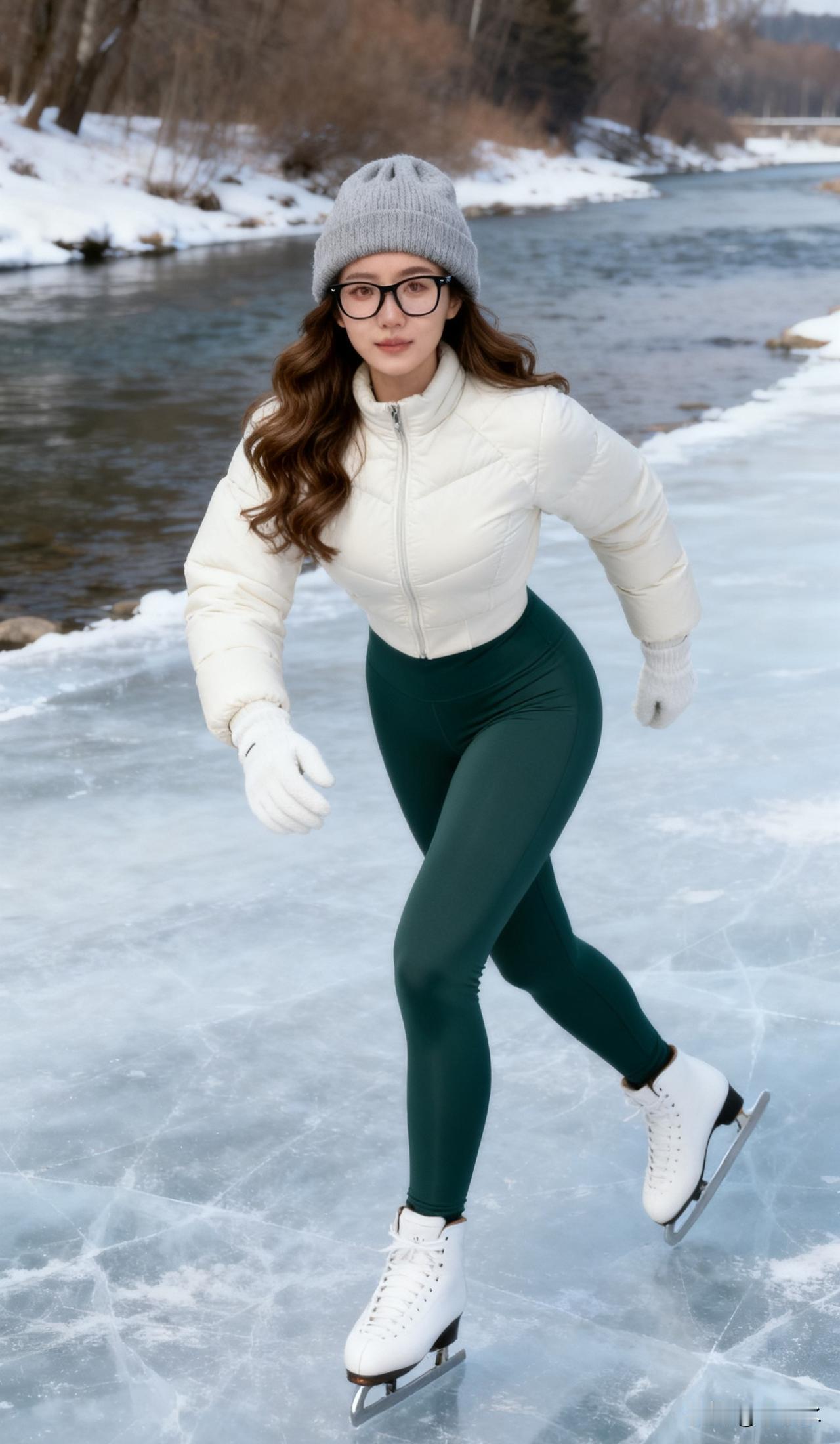 每年冬天的主要户外运动。女人怎样穿搭，更显气质