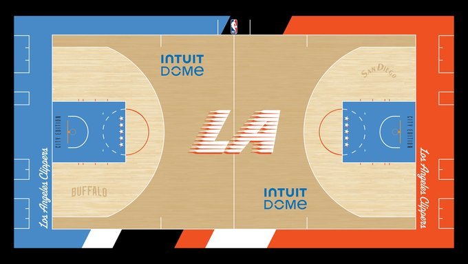 下场城市版球衣和地板