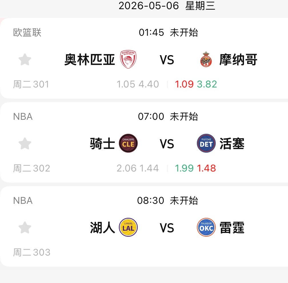 明天的，期待六连红