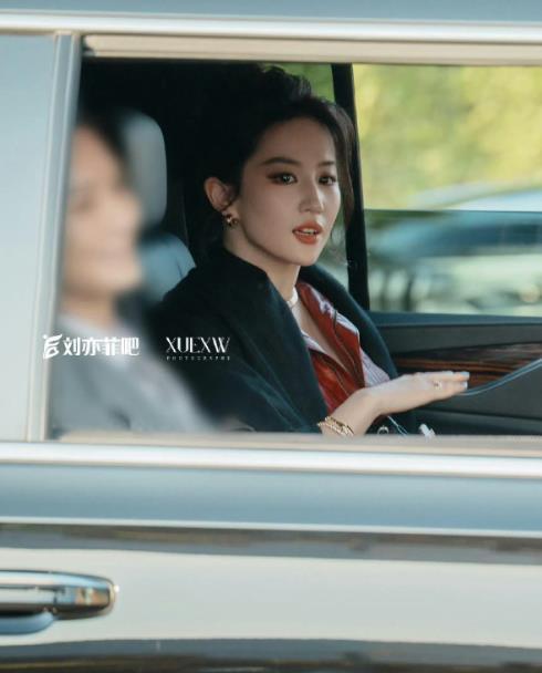 刘亦菲刘冲坐一辆车仙女姐姐刘亦菲参加洛杉矶VOGUEWorldHolly