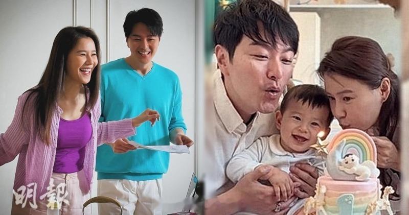 明报：萧正楠黄翠如为儿子戒熬夜养生不舍儿子爆哭尽量避免外宿开工萧正楠与太太黄