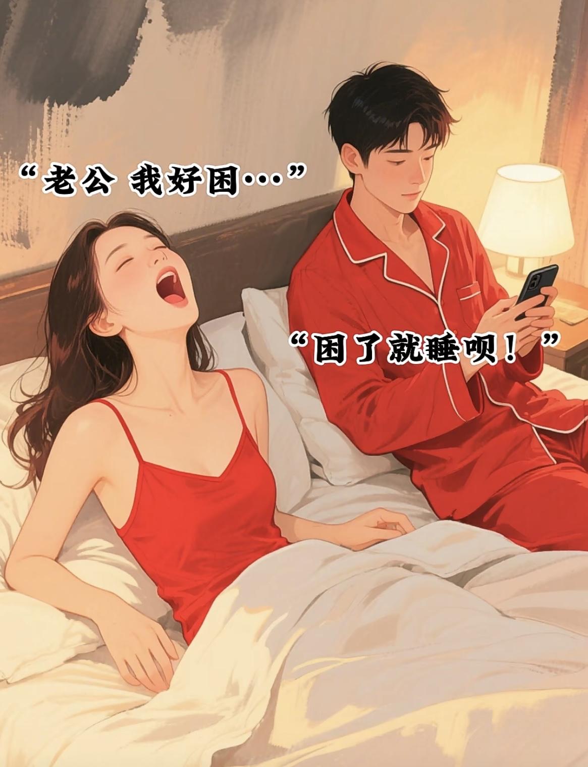“你小子抱媳妇睡偷着乐吧，结果万万没想道……”[睡觉][睡觉][睡觉][惊恐]