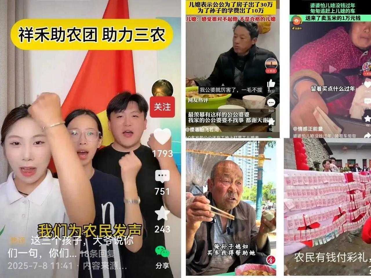 “农闹”的称谓实在不妥这两年，网络上把反映农民生活窘迫，要求上调养老补贴，改善