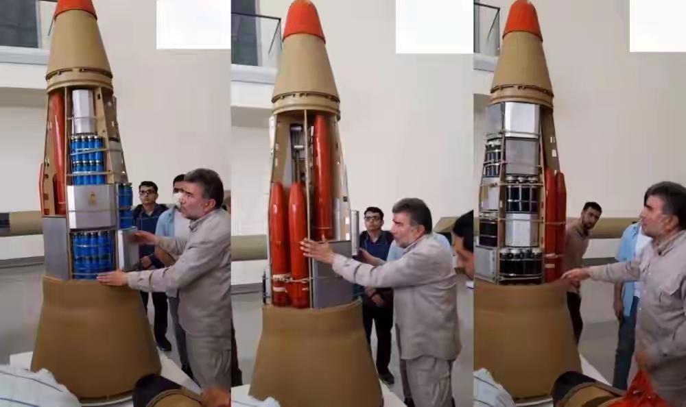 伊朗首次对以动用子母弹头，以色列紧急预警！这款弹头超3米，可混装钻地与杀伤弹药，