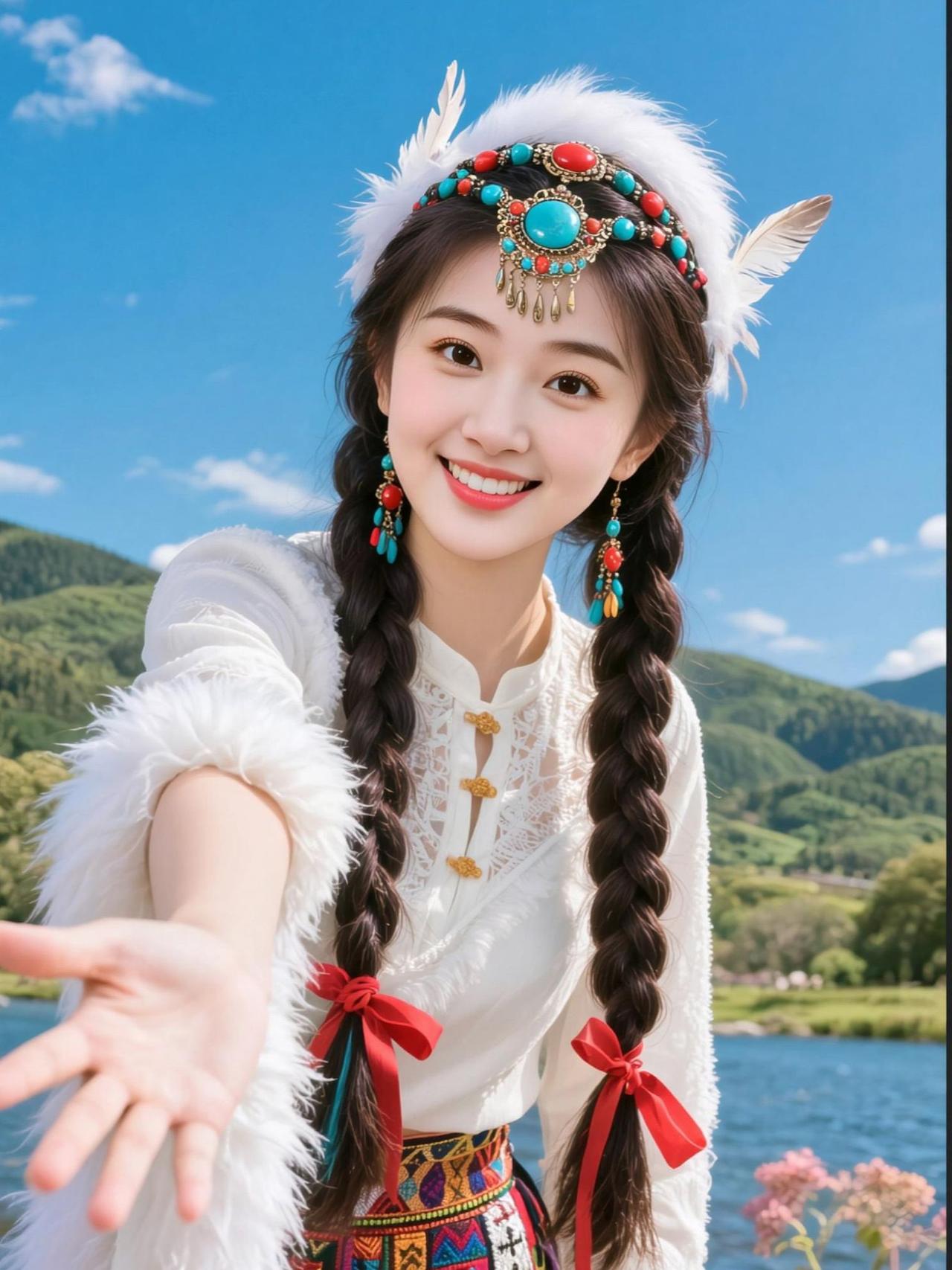 民族风情照高颜值