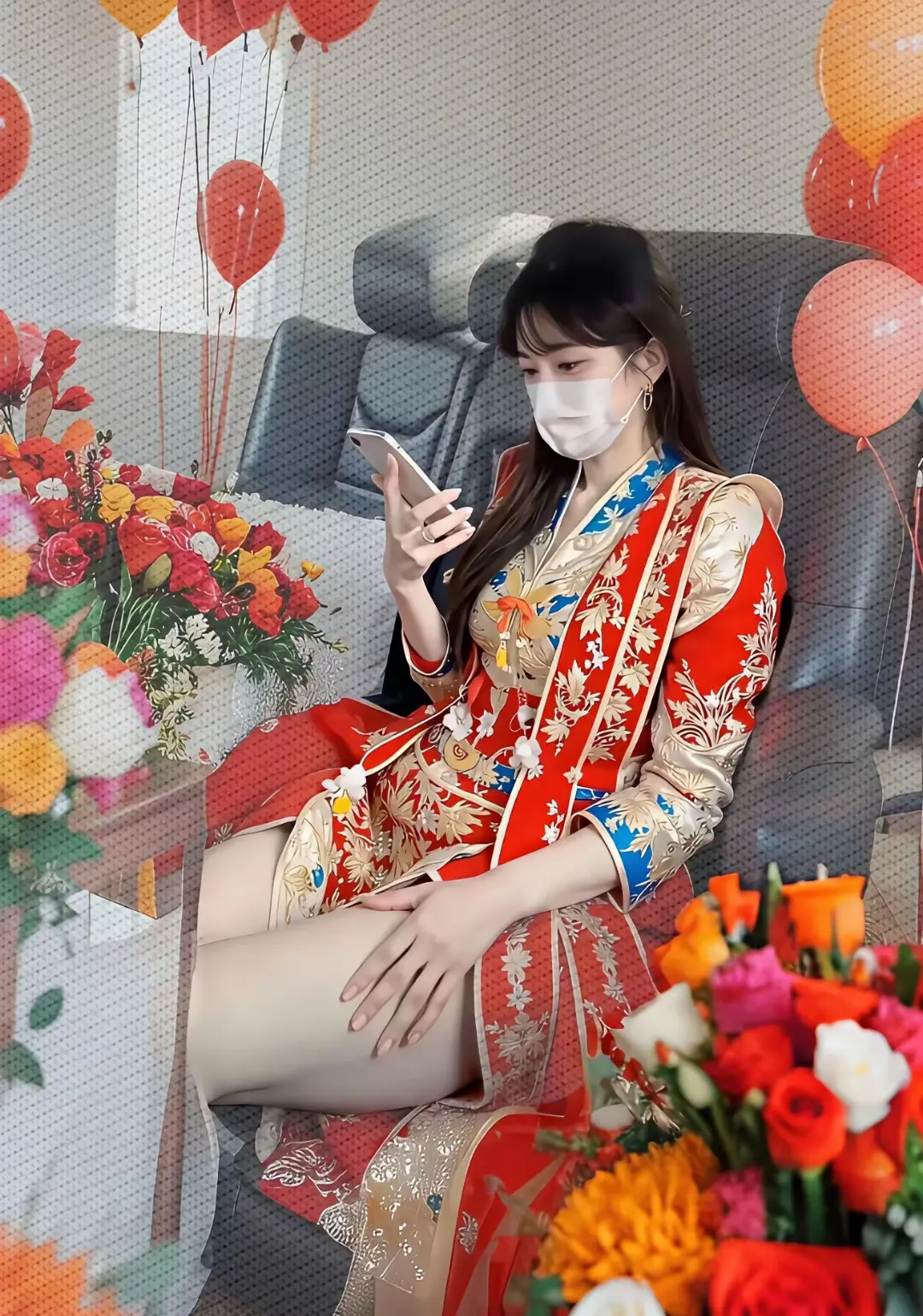 新郎真幸福，娶到这么好看的老婆