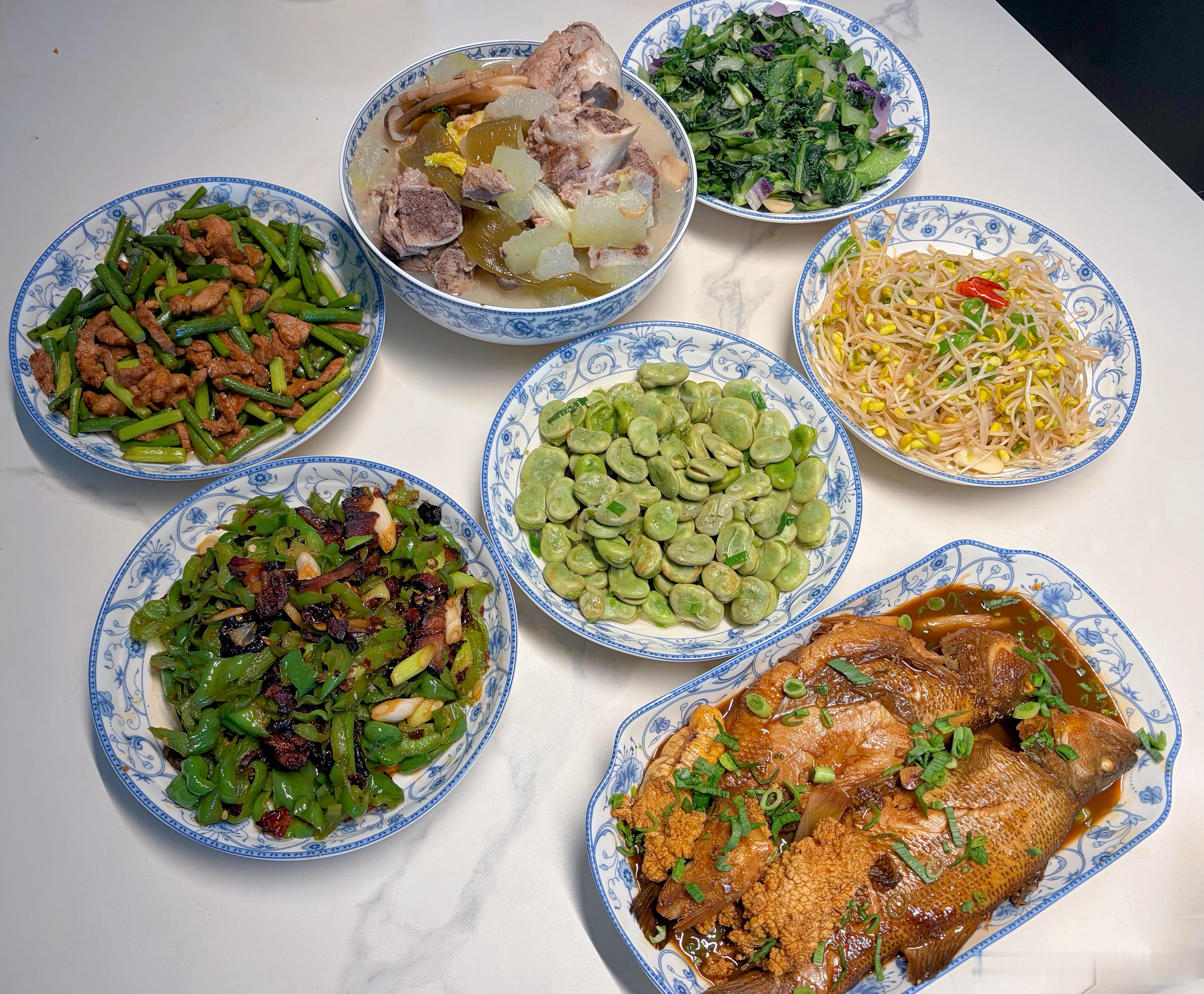 菜做的不错，但今天俩孩子吃的都不多。