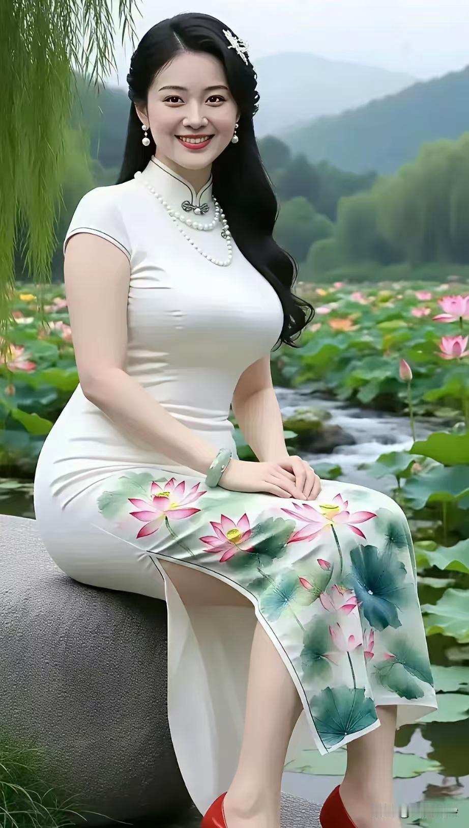 清江引·四时雅韵垂杨依依春景媚，挺荷夏情丽。空翠阁宇宁，雾茫轩廊谧。春