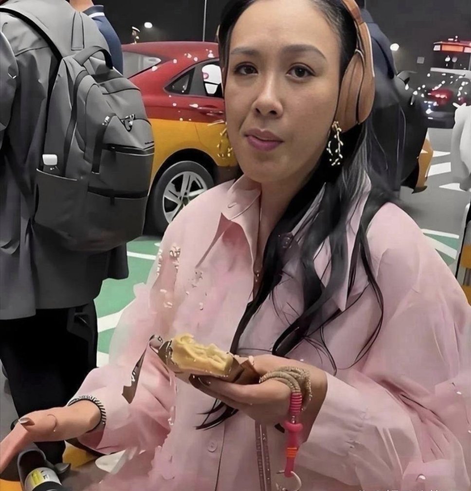 没有滤镜下的钟丽缇，容貌太真实了。